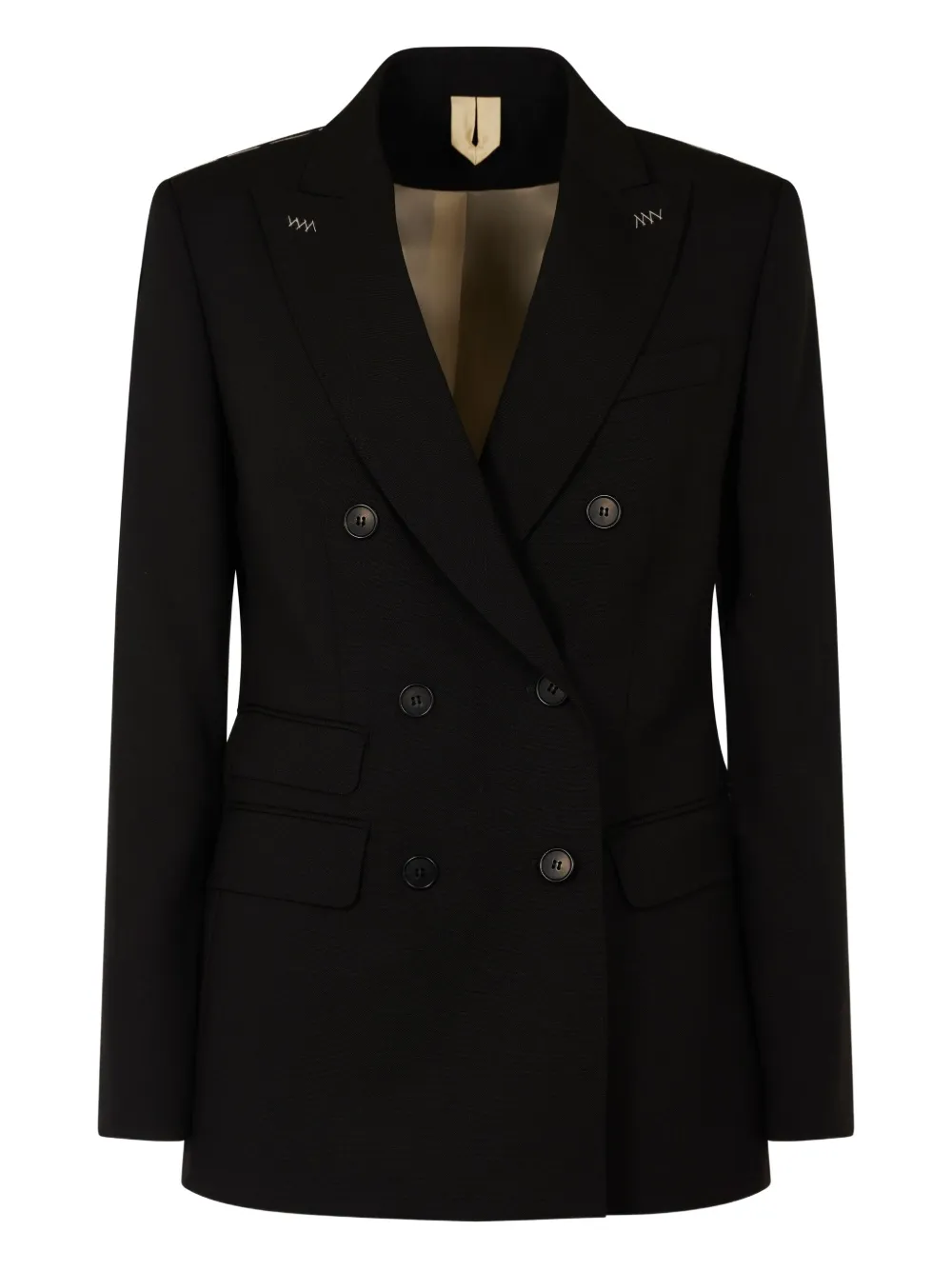 Max Mara double-breasted blazer - ブラック Max Mara double-breasted blazer - ブラック