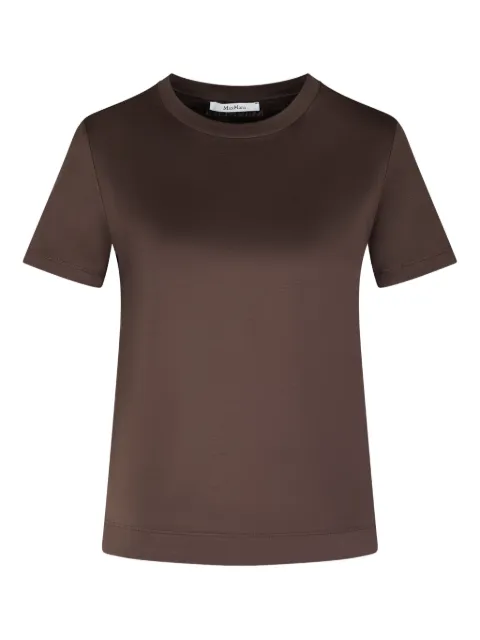 Max Mara logo-embroidered t-shirt