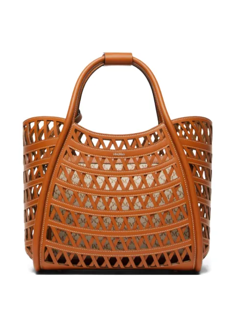 Max Mara cut-out design tote bag