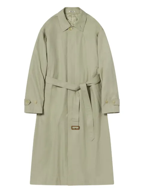 Auralee belted trench coat