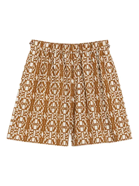 Max Mara geometric-print shorts