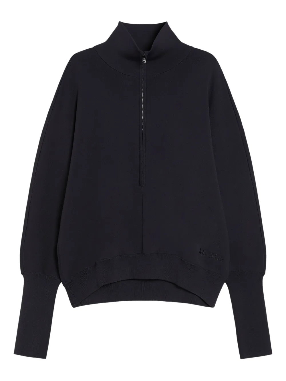 Max Mara zip-up high-neck jacket - ブラック Max Mara zip-up high-neck jacket - ブラック