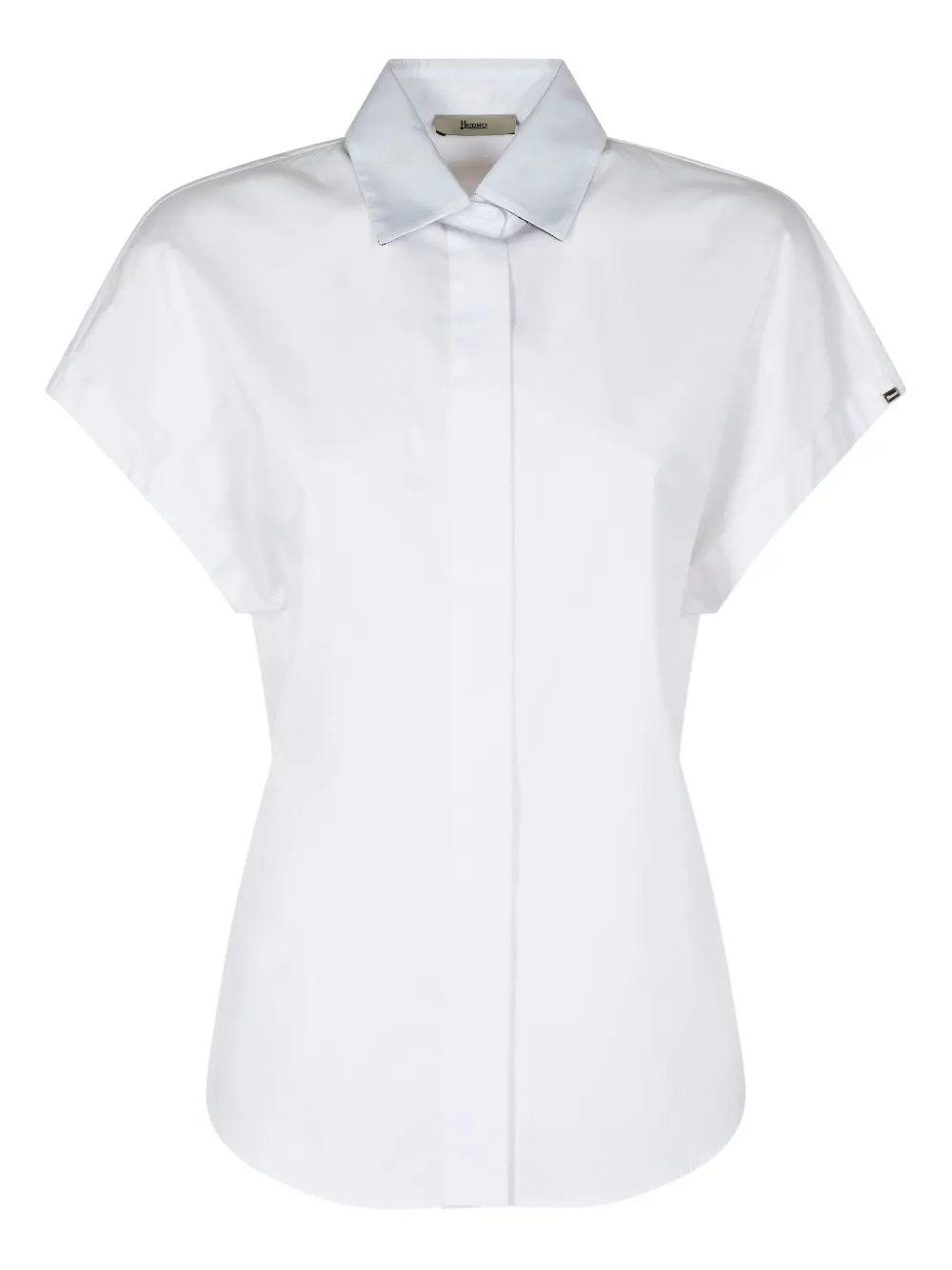 Herno Camisa estruturada com mangas curtas | Branco | Image 1