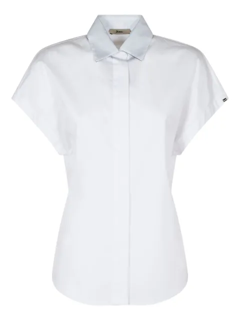 Herno structured short-sleeve shirt