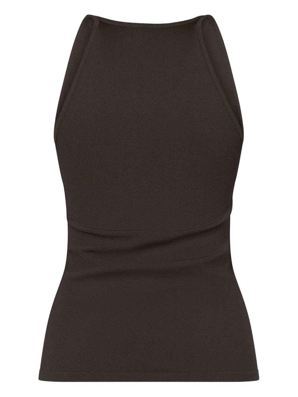 Max Mara top de canalé con cuello en V | Chalecos y camisetas | Image 2