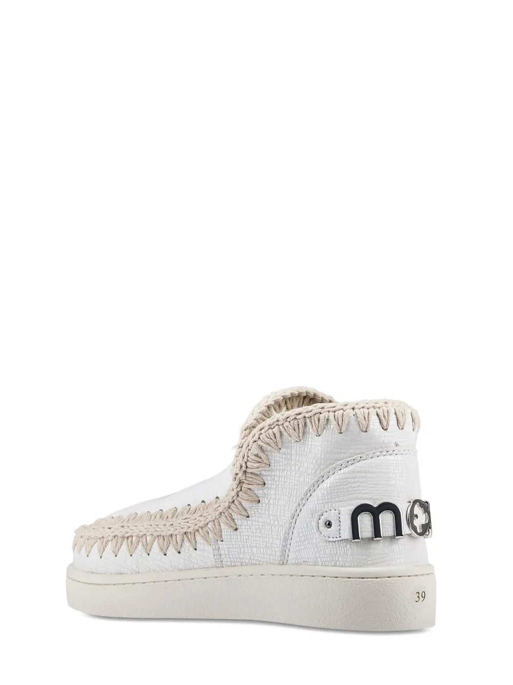Mou braided slip-on sneakers White