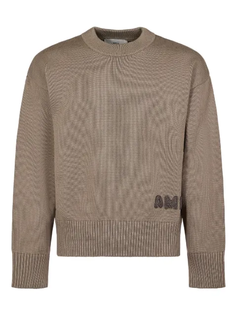AMI Paris suéter con logo bordado