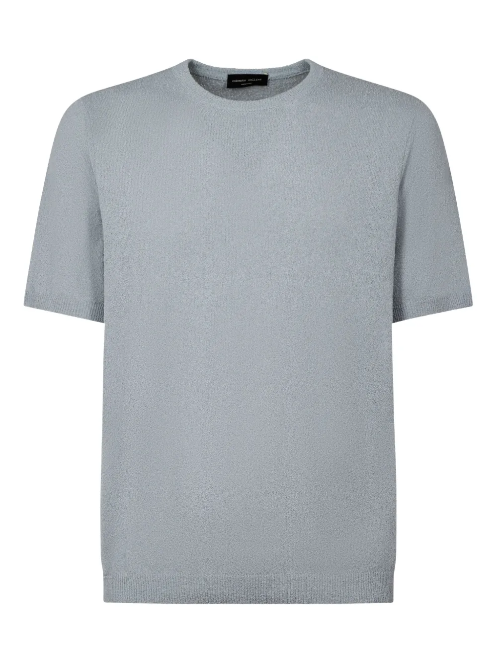 textured short-sleeve t-shirt