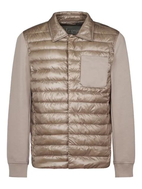 Herno quilted panelled jacket