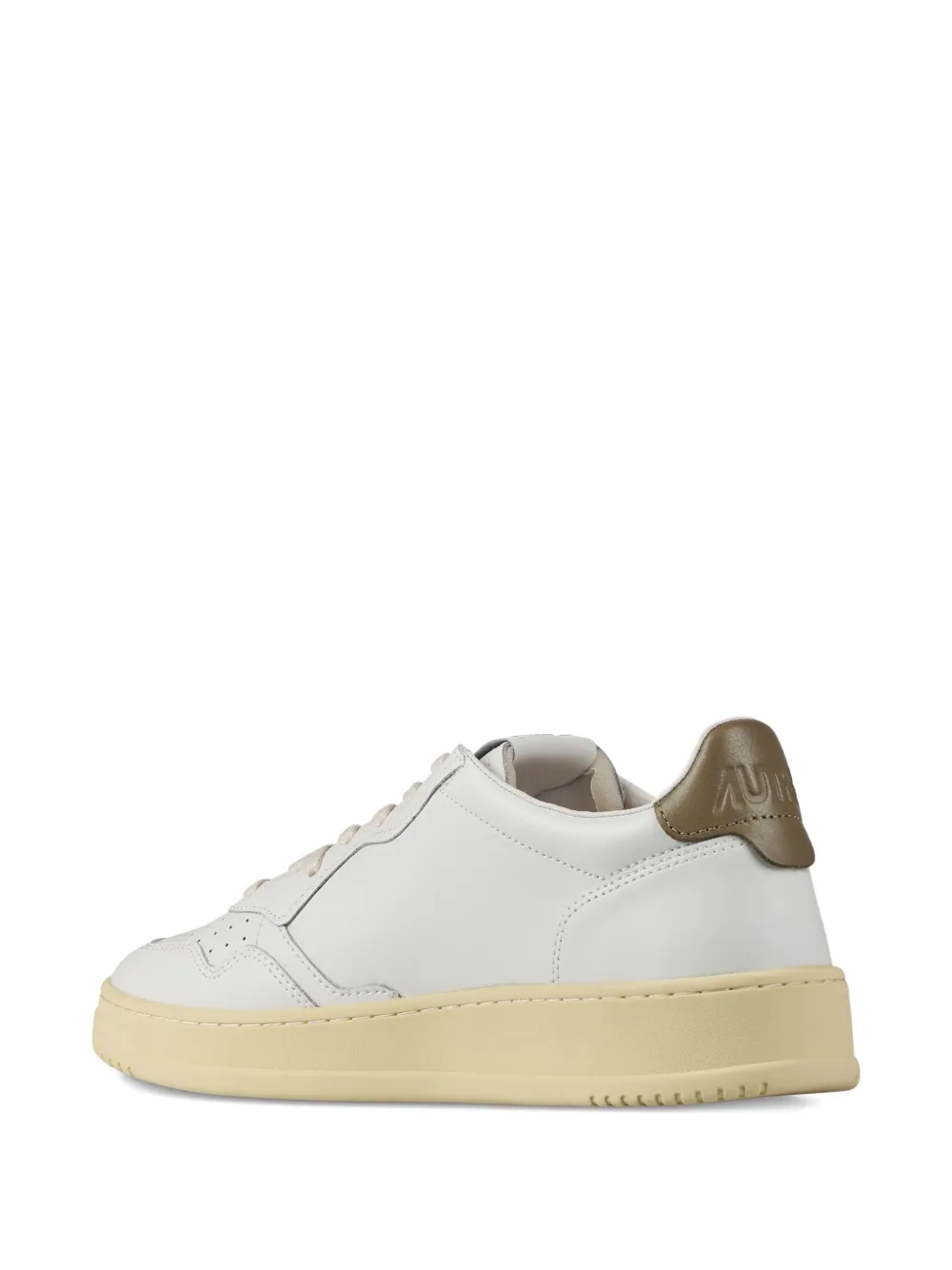 Autry leather retro sneakers White