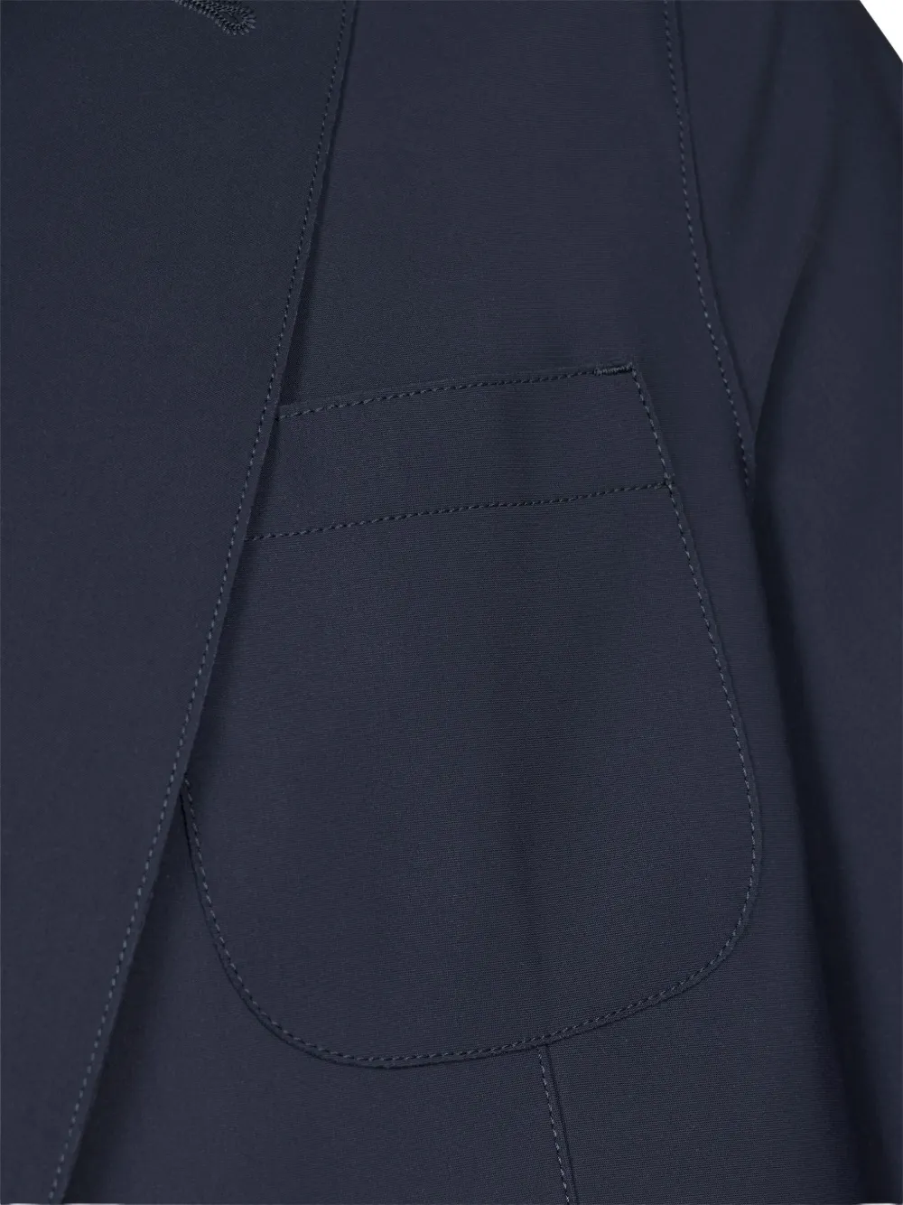 Herno Blazer met enkele rij knopen Blauw