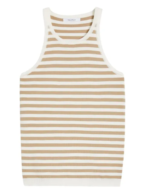 Max Mara striped sleeveless top
