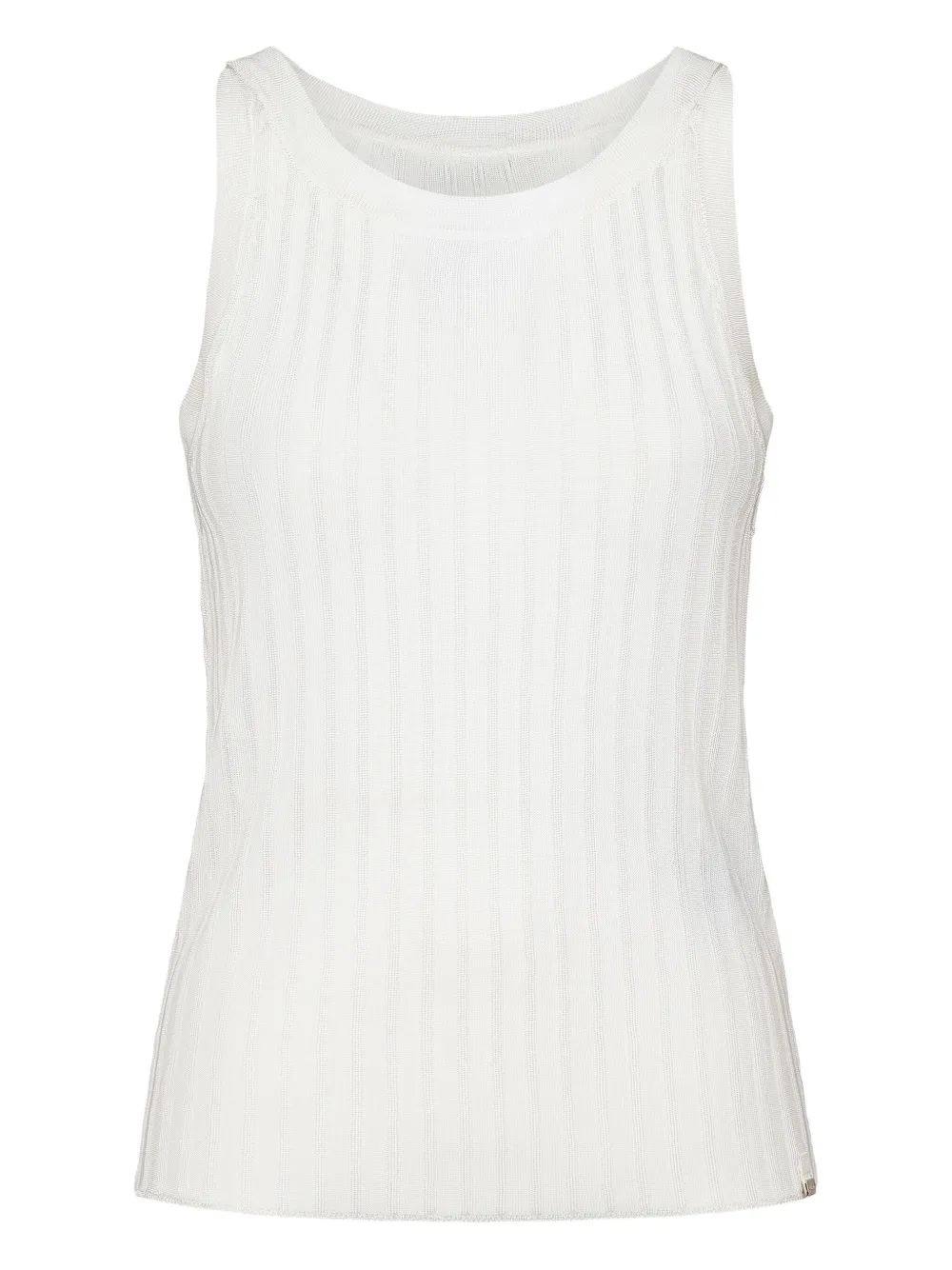 ribbed sleeveless top