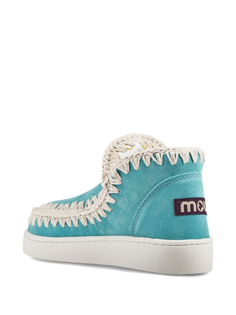 Mou embroidered slip-on sneakers Blue