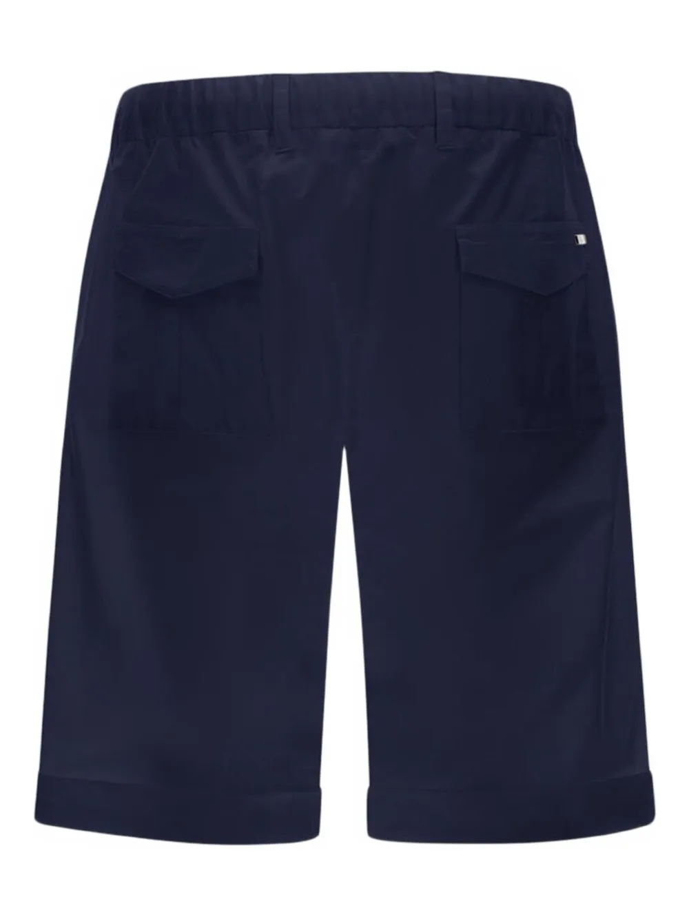 Herno Pleated Drawstring Shorts In Blue