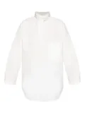 LEMAIRE panelled button-down shirt - White