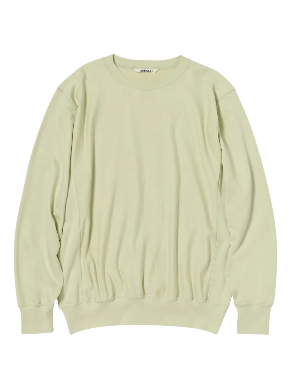 gathered crew-neck sweatshirt