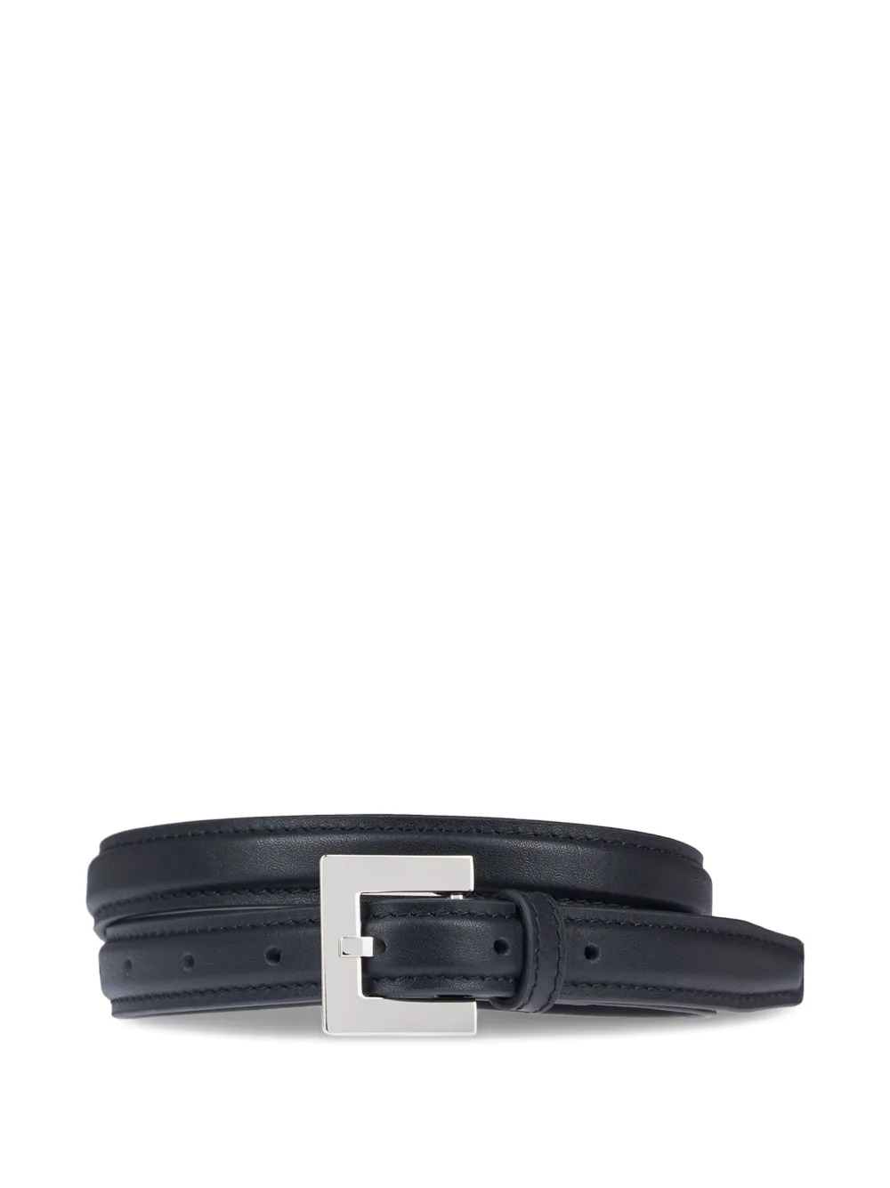 ANINE BING Leren riem Zwart
