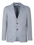 Tagliatore herringbone-patterned blazer - Grey