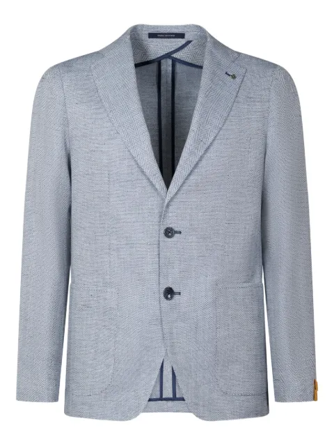 Tagliatore herringbone-patterned blazer