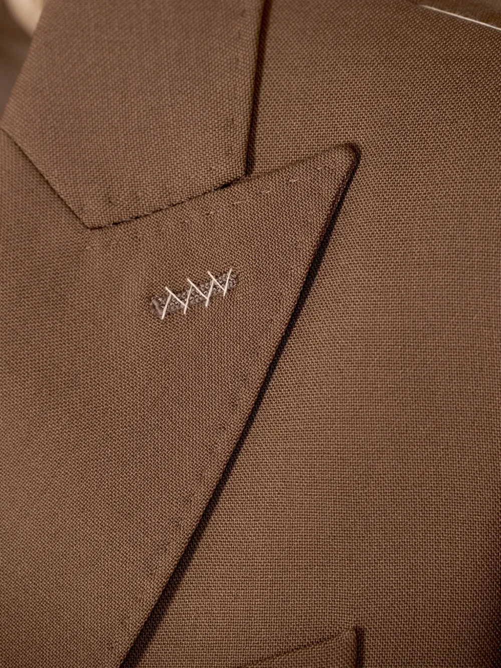 Max Mara peak-lapel double-breasted blazer Bruin