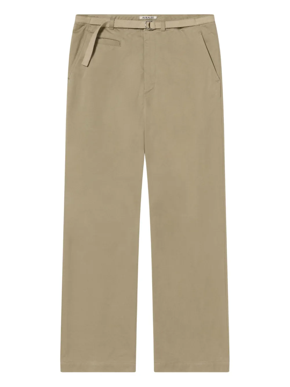 Auralee cotton chino trousers - Toni neutri