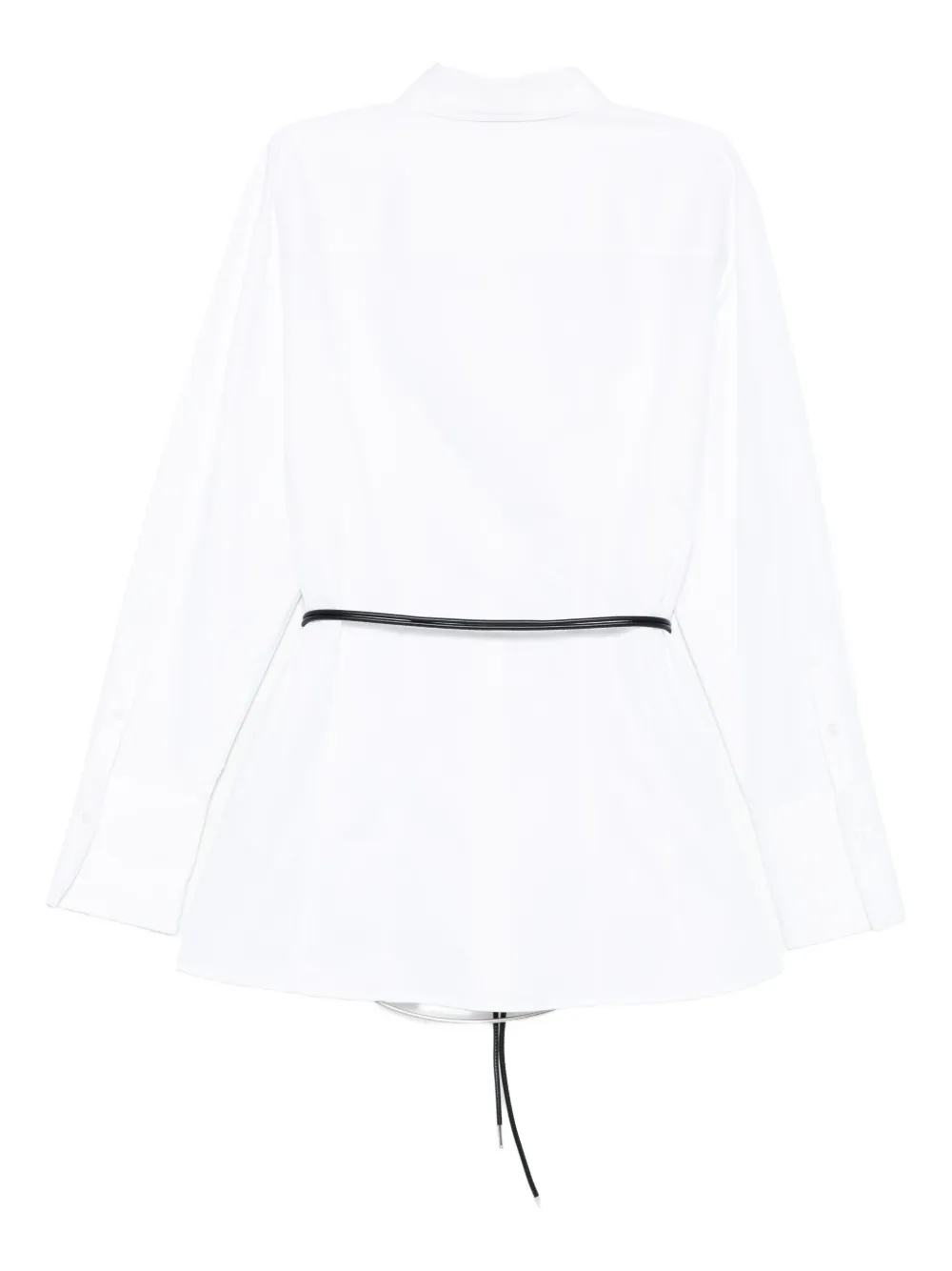 HUGO Blouse met ceintuur Wit