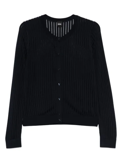 BOSS ribbed cardigan