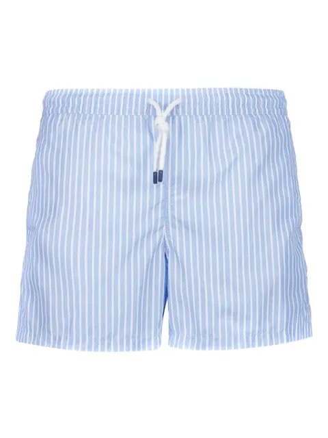Fedeli stripe-pattern swim shorts