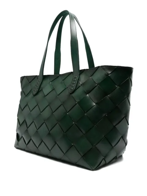 DRAGON DIFFUSION woven leather tote bag