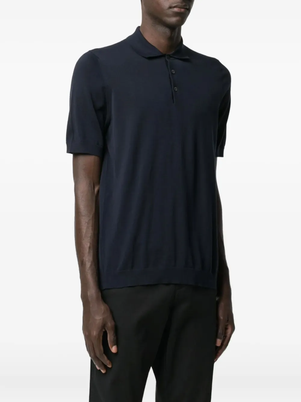 Drumohr Katoenen poloshirt - Blauw