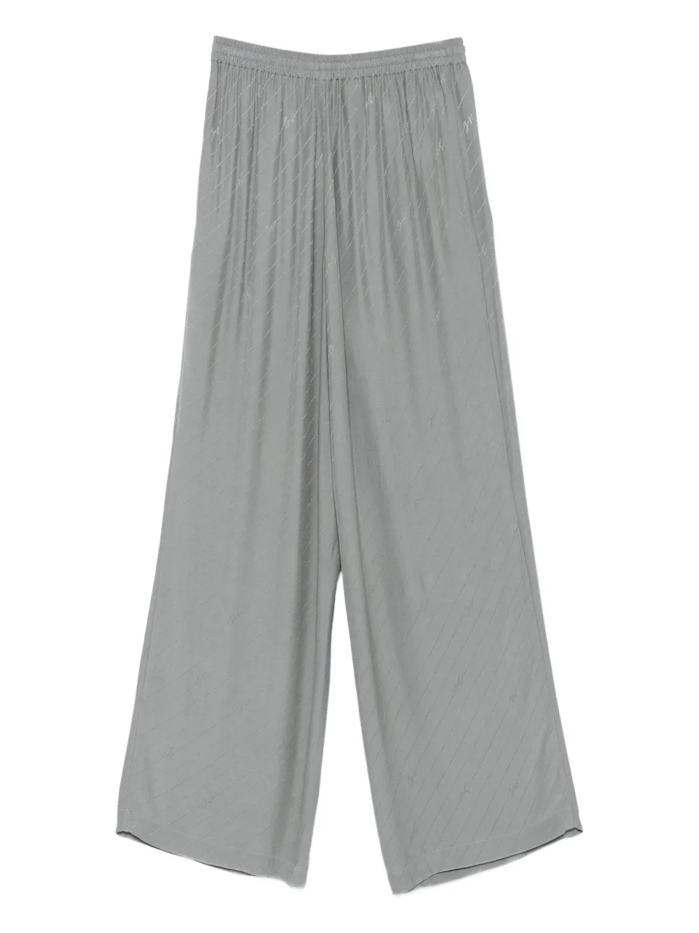 BOSS logo-patterned drawstring trousers | Wide-Leg Pants | Image 2