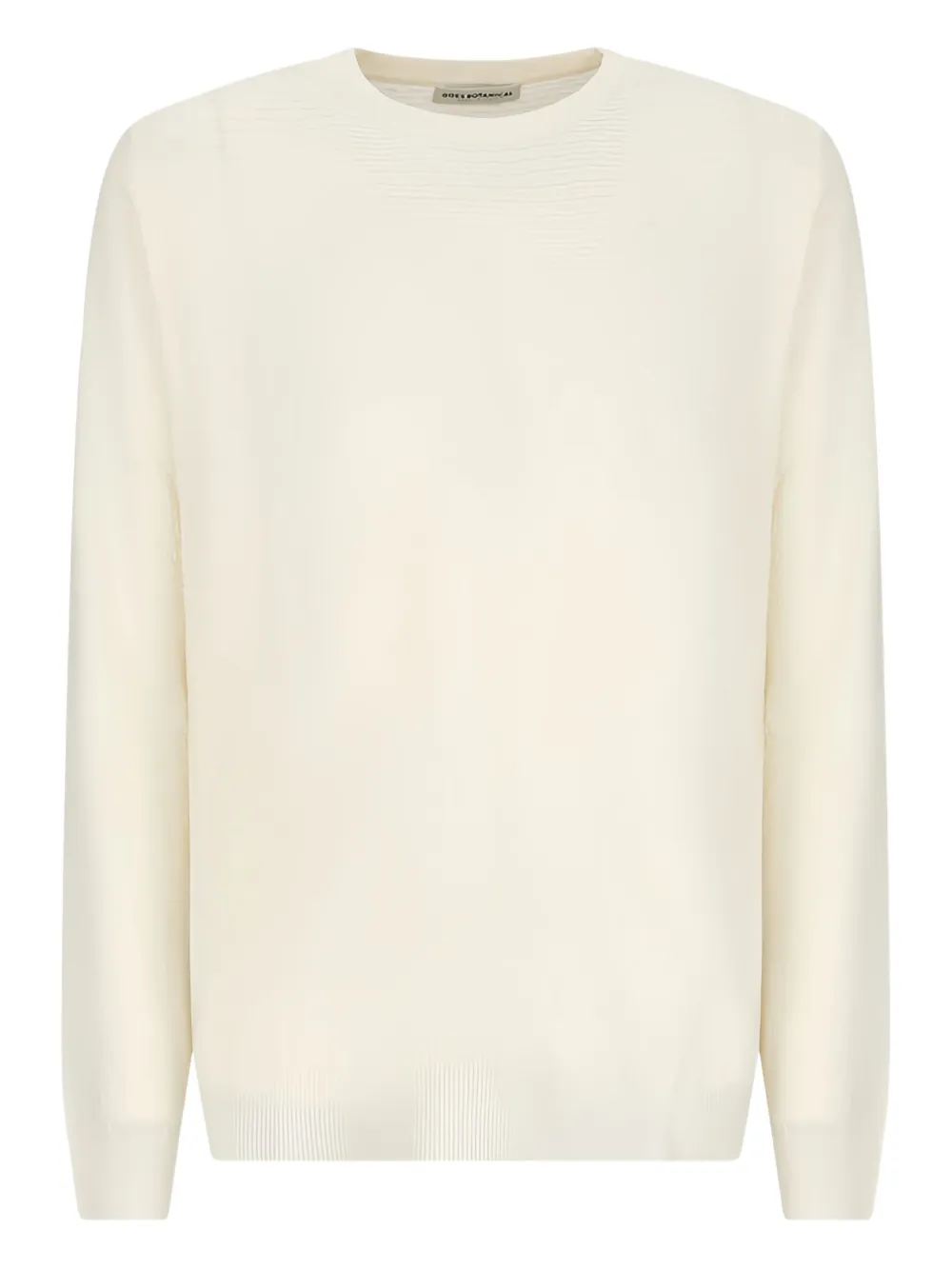 GOES BOTANICAL crew-neck textured sweater | Neutrals | Image 1