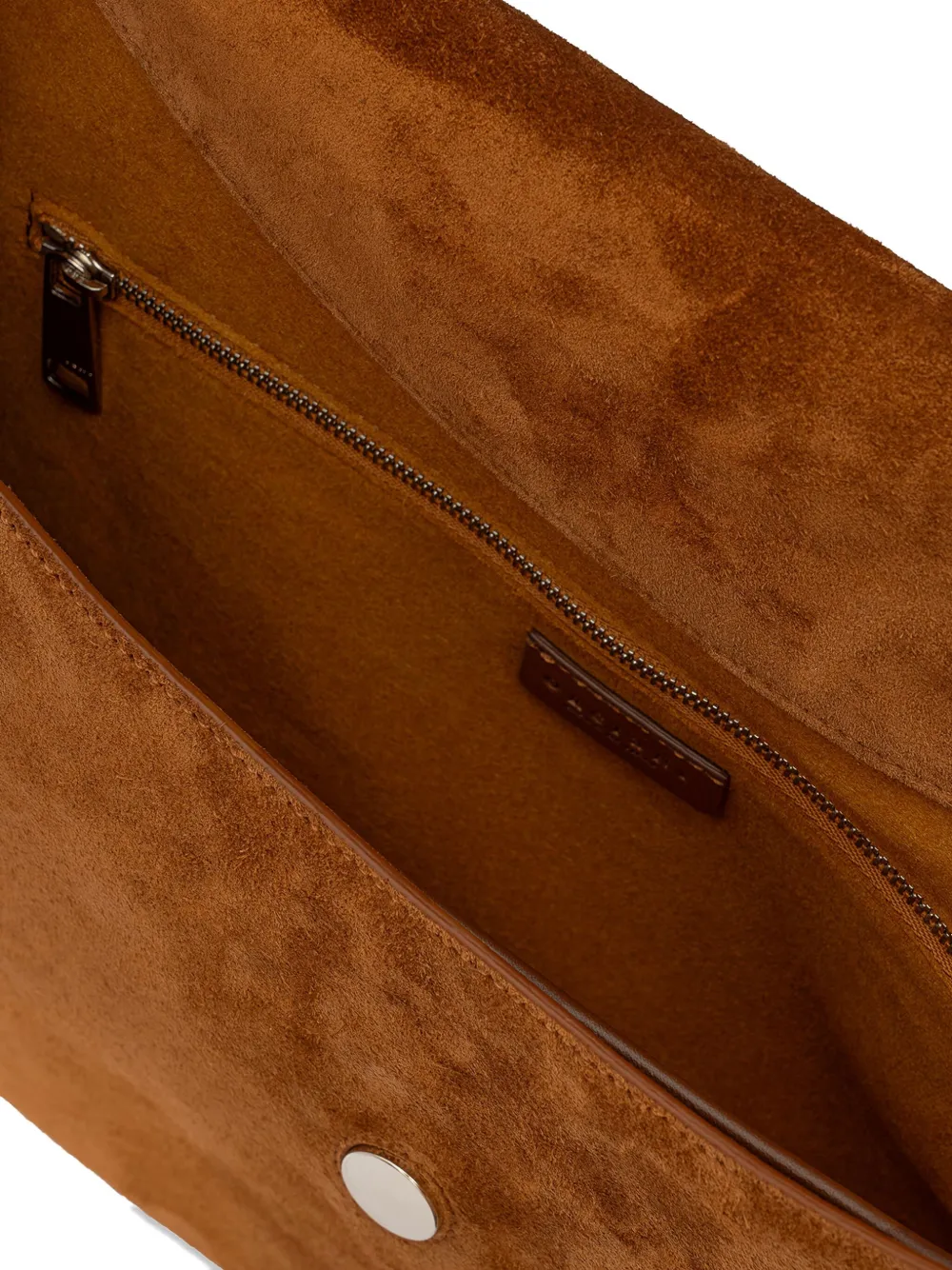 Orciani Diana L Leather Handbag In Cuoio In Brown