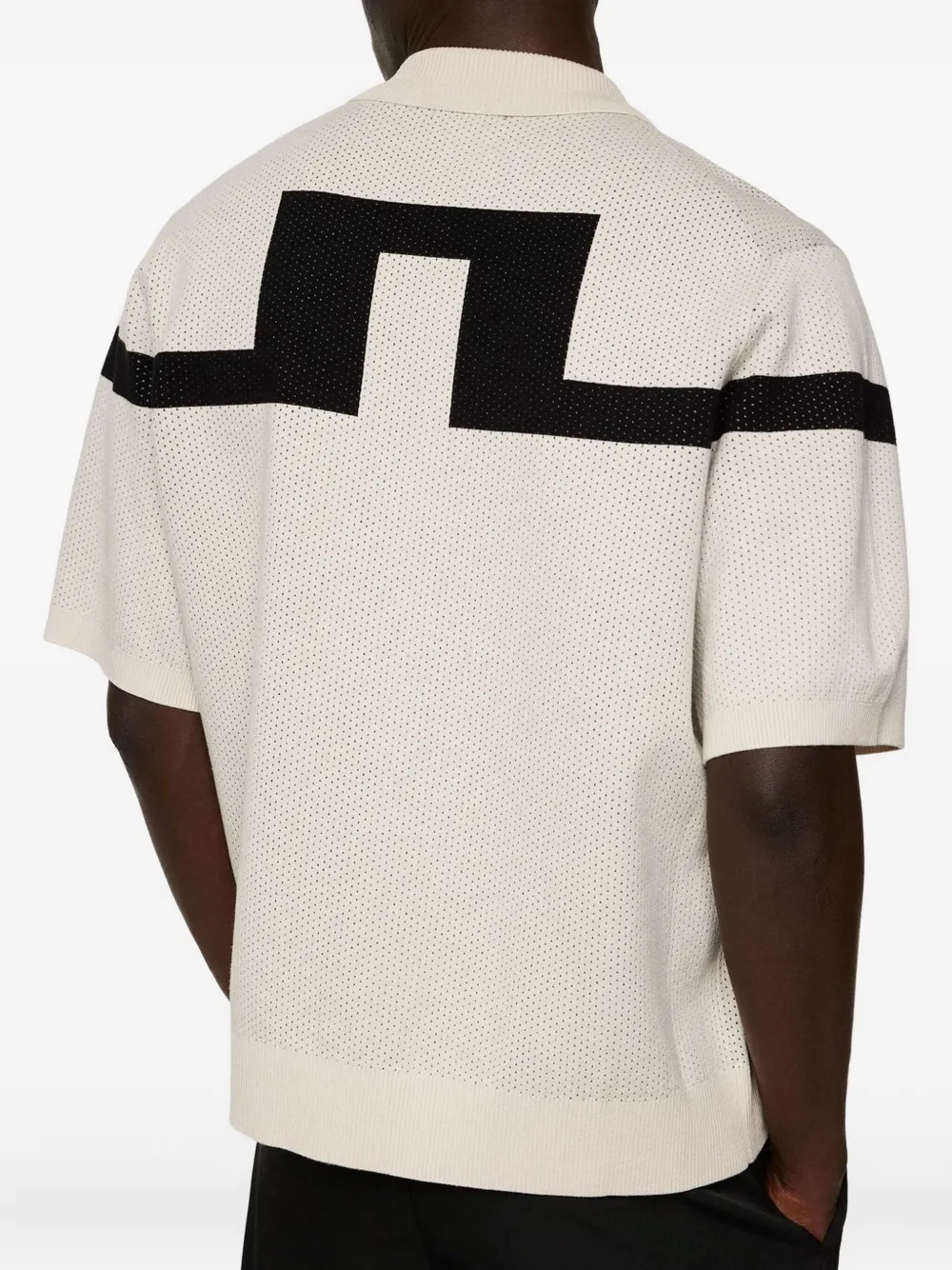J.Lindeberg Overhemd met logo - Beige