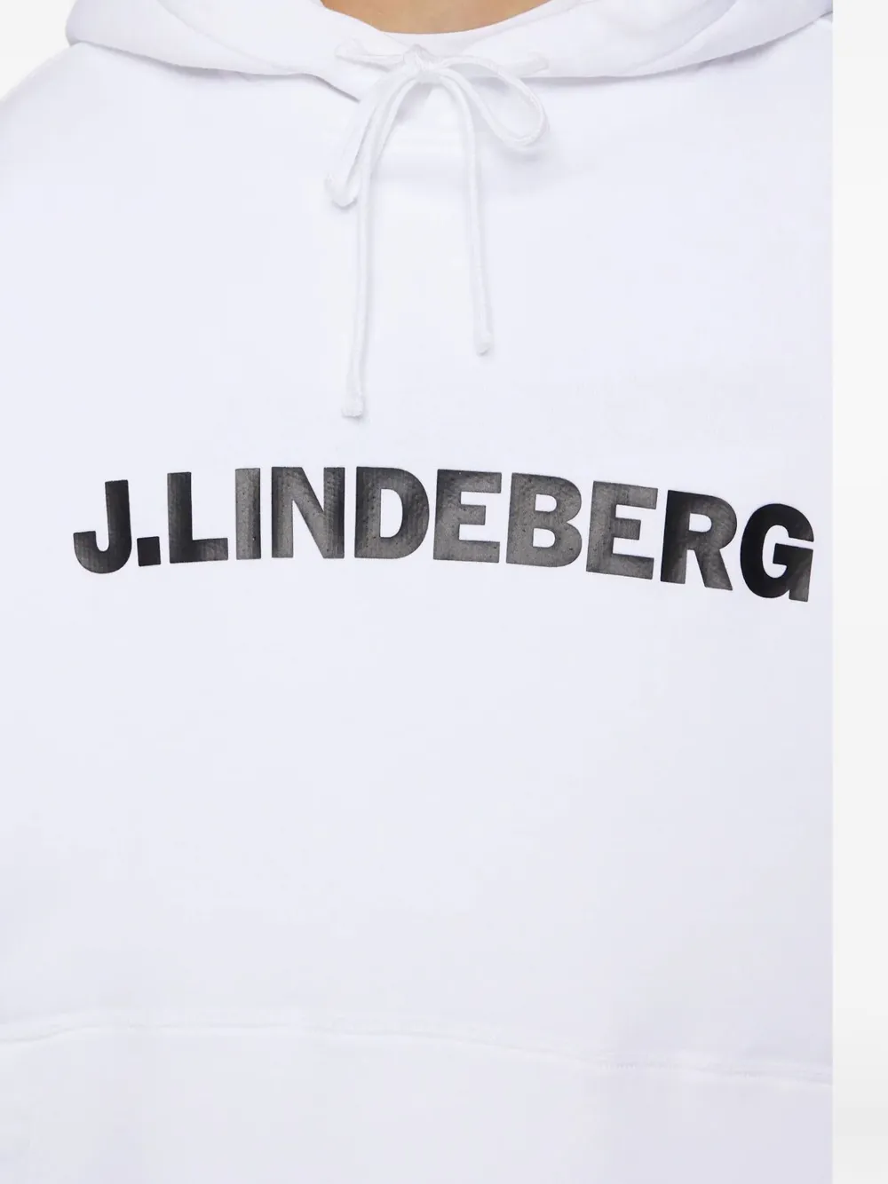 J.Lindeberg Katoenen hoodie met logoprint Wit