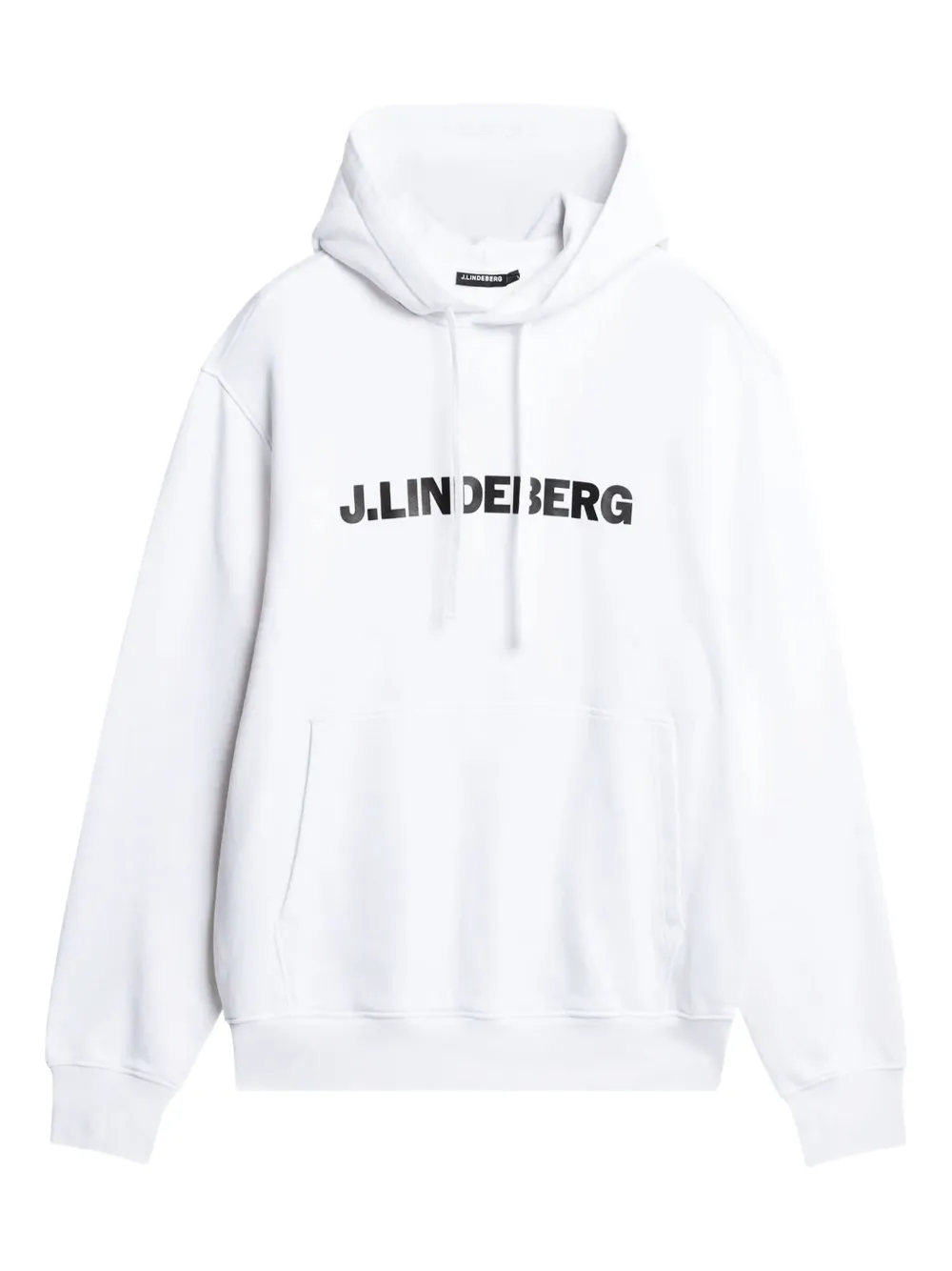 J.Lindeberg logo-print cotton hoodie | White | Image 1