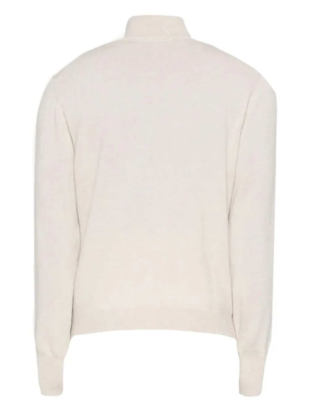  Drumohr Roll-neck Ribbed-cuff Sweater - Neutrals 