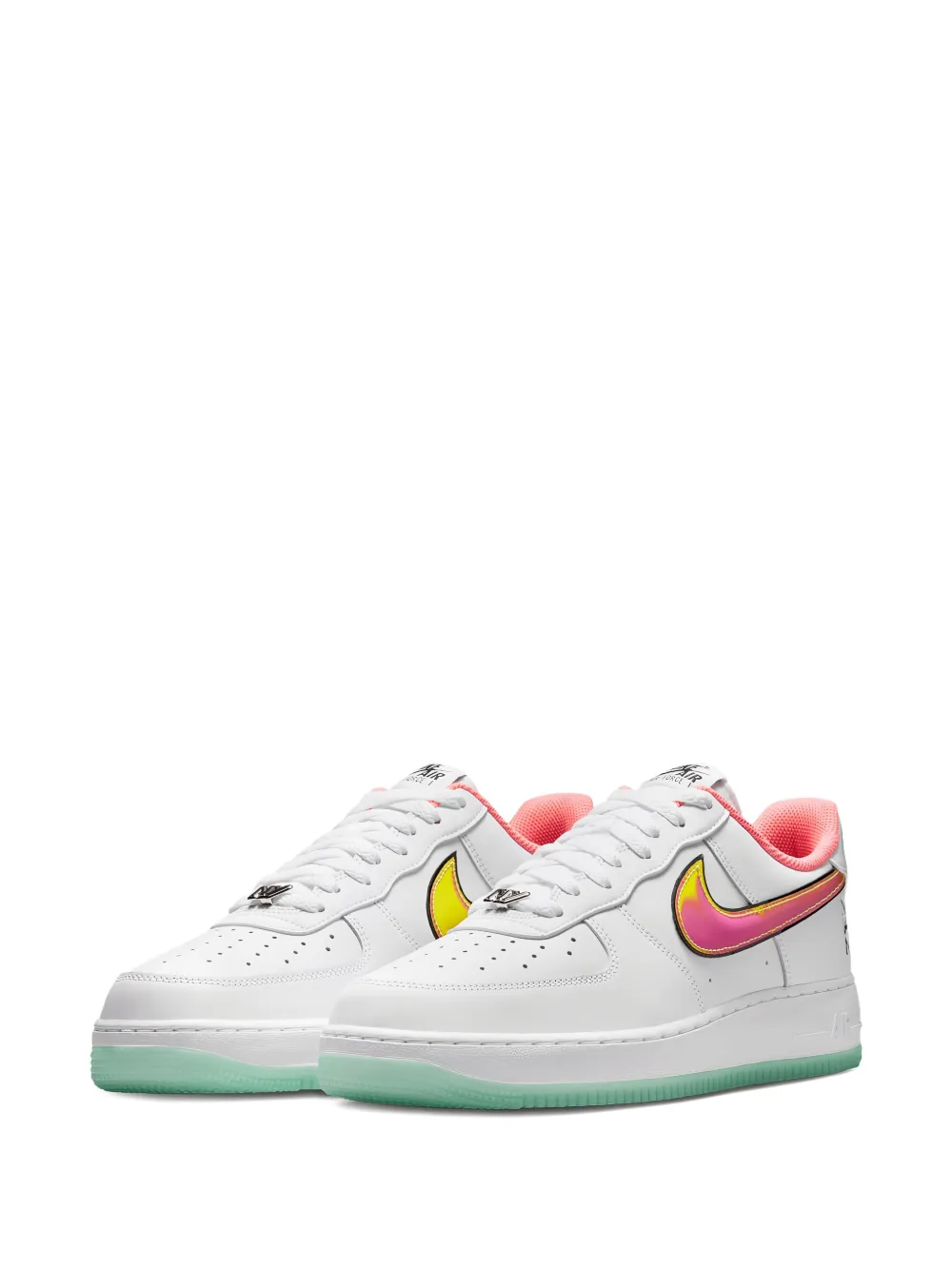 Nike iridescent-logo sneakers White