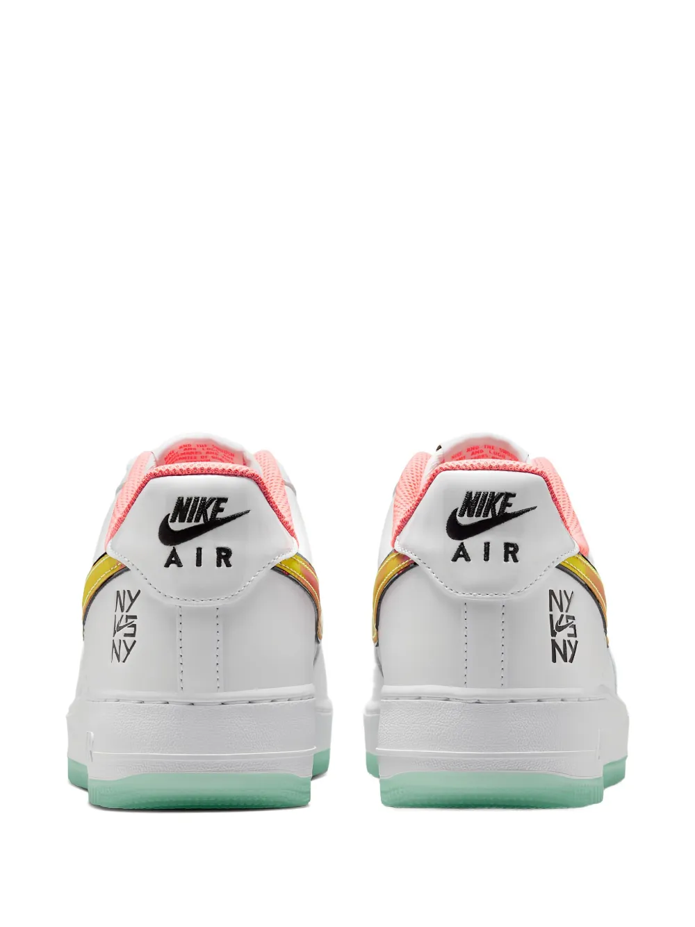 Nike iridescent-logo sneakers White