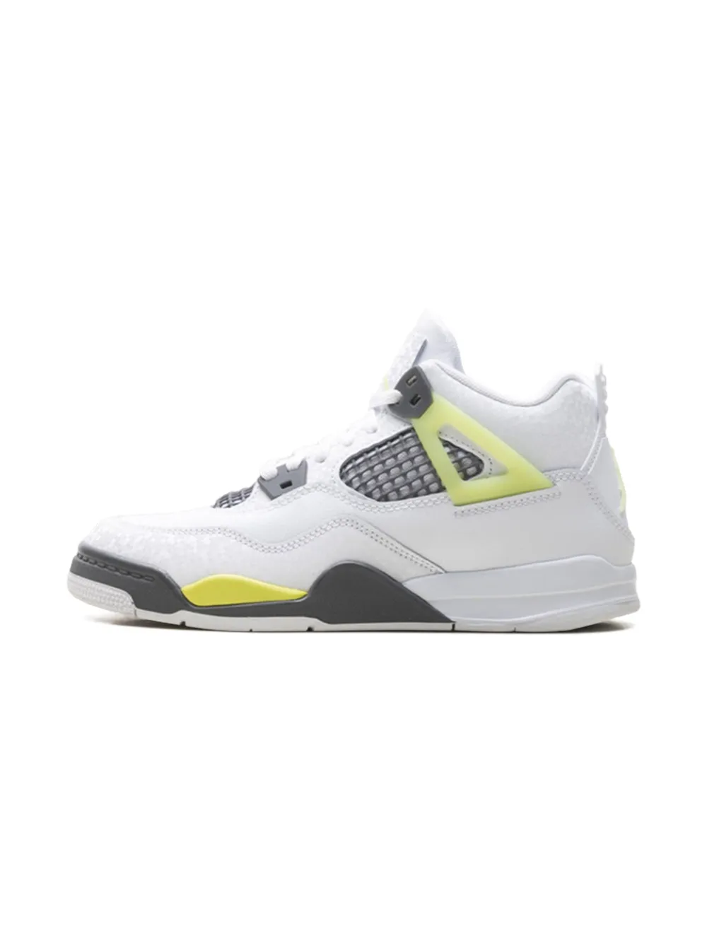 Jordan Kids Air Jordan 4 PS leren sneakers Wit