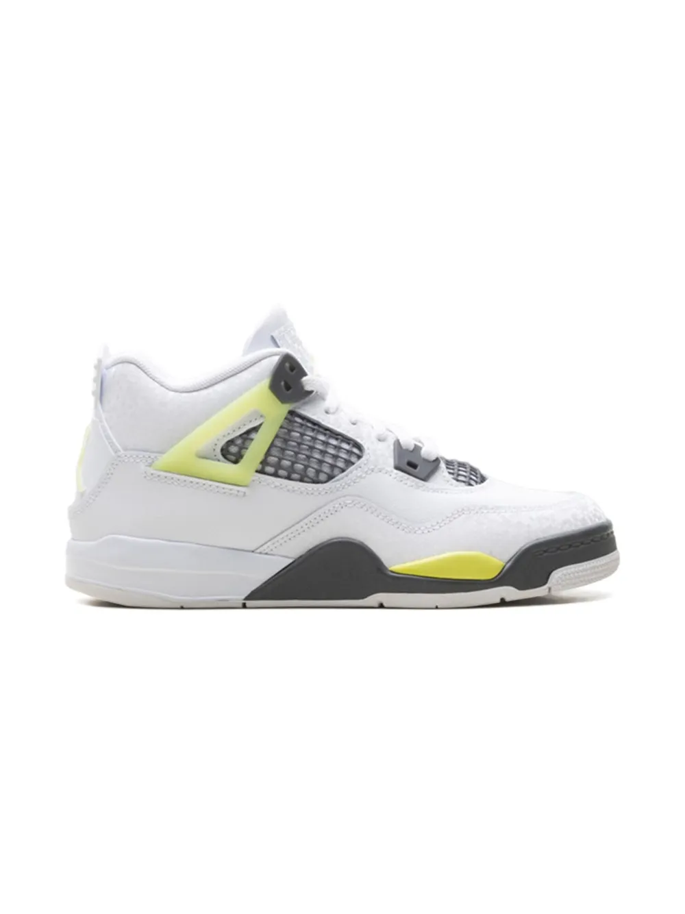 Jordan Kids Air Jordan 4 PS leren sneakers Wit