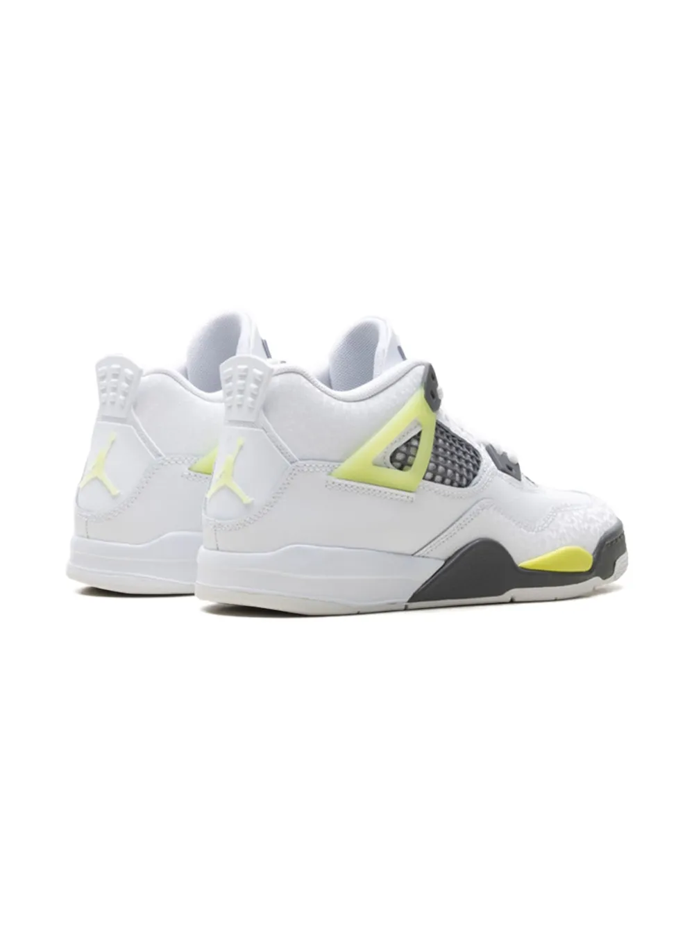 Jordan Kids Air Jordan 4 PS leren sneakers Wit