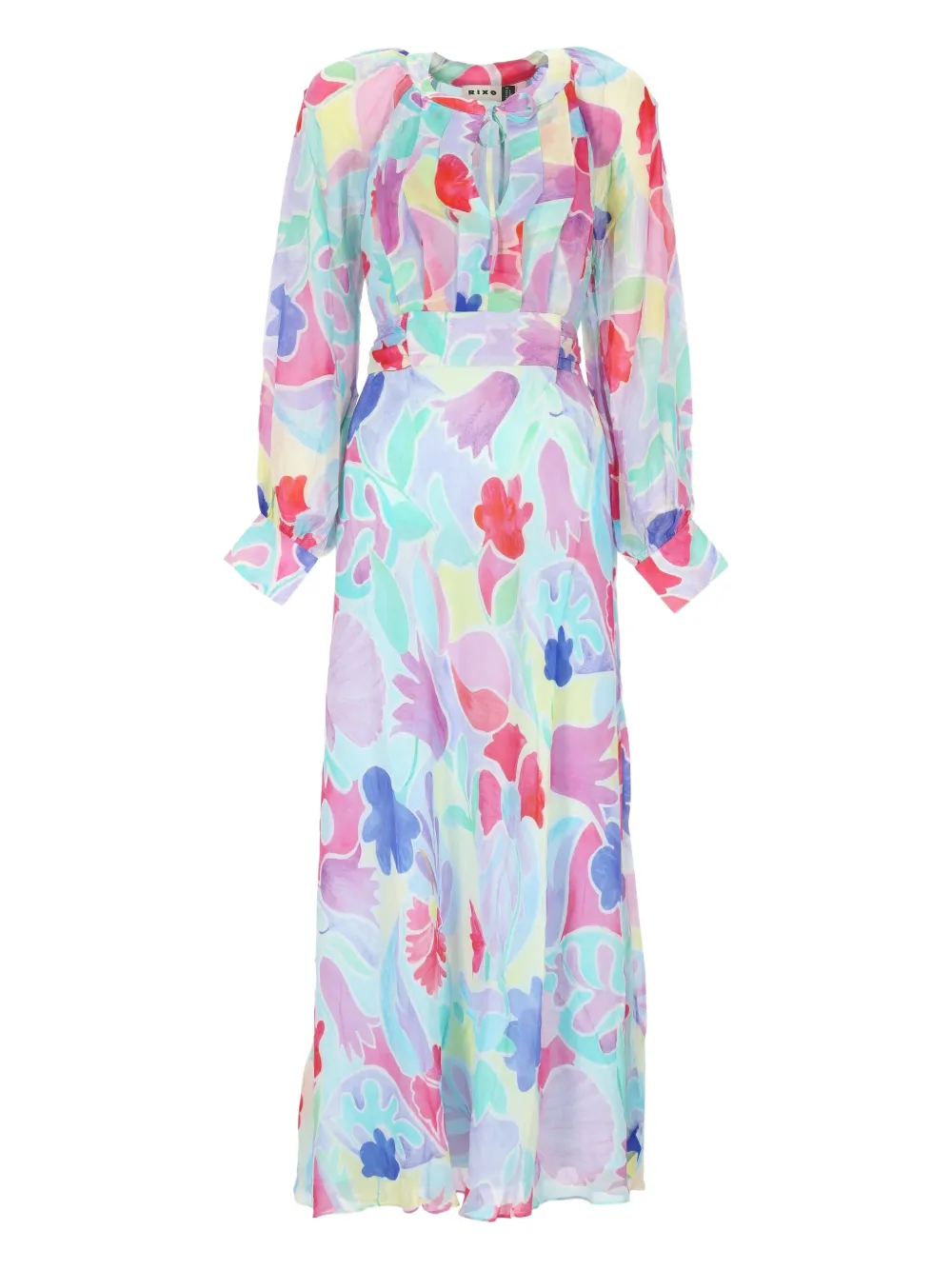 Aero floral midi dress