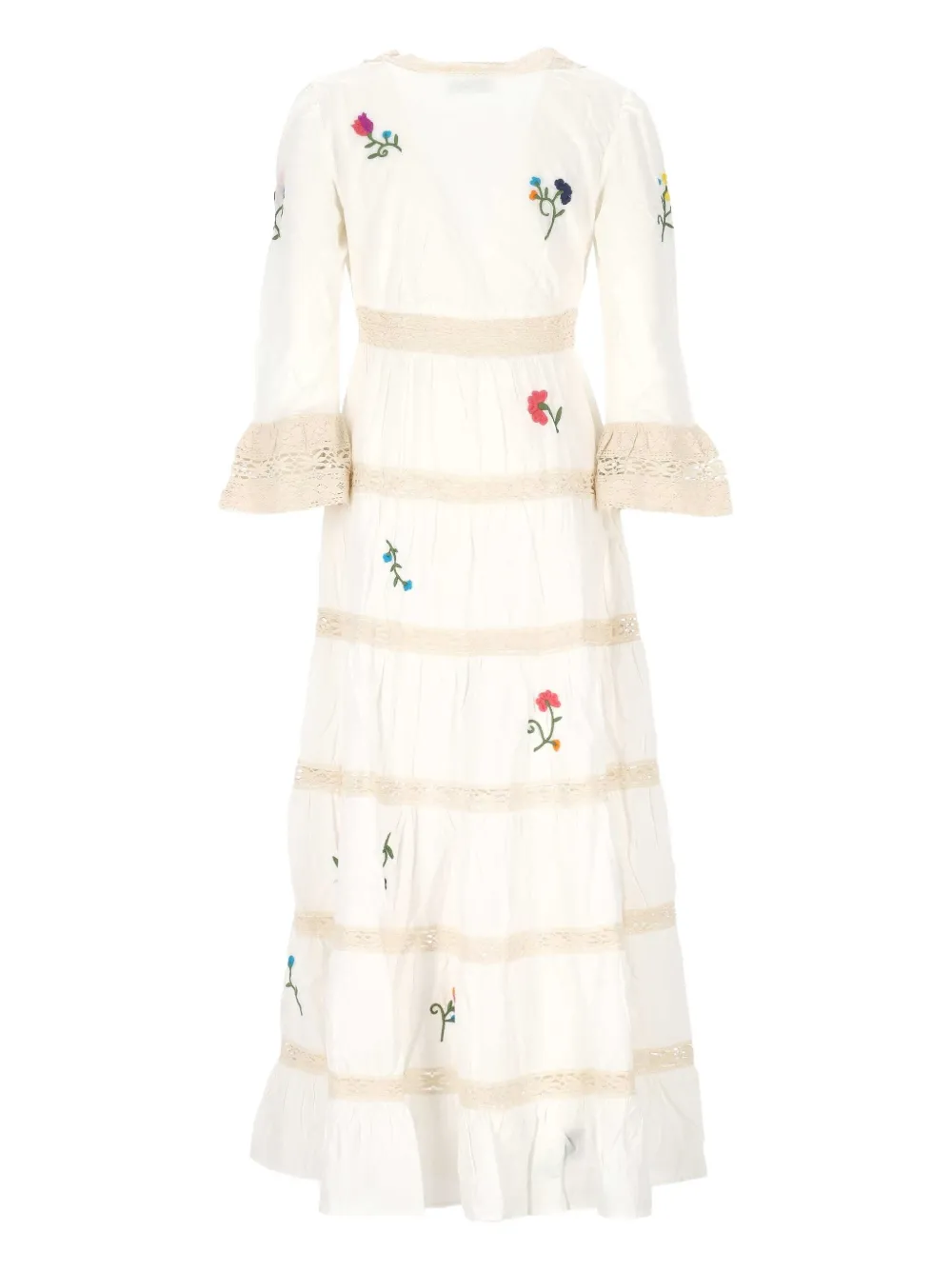 Rixo London Regine Cotton Maxi Dress In White