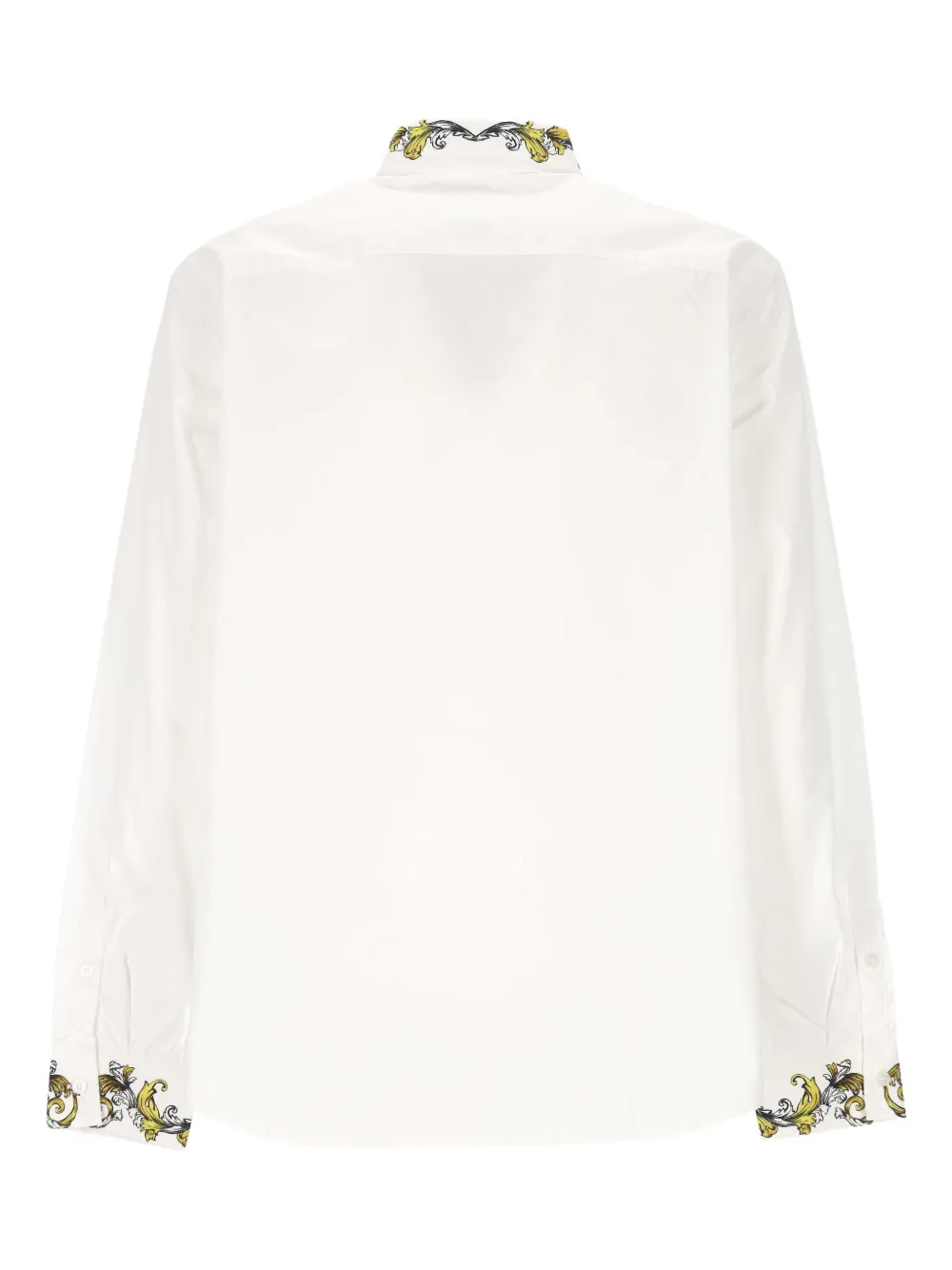 Versace Jeans Couture baroque-print collar shirt - Wit