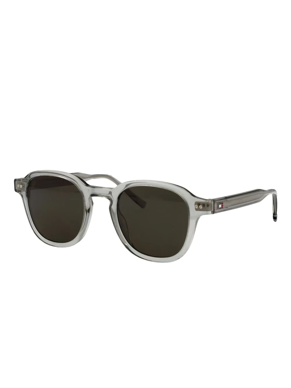 Tommy Hilfiger Zonnebril met rond montuur Grijs