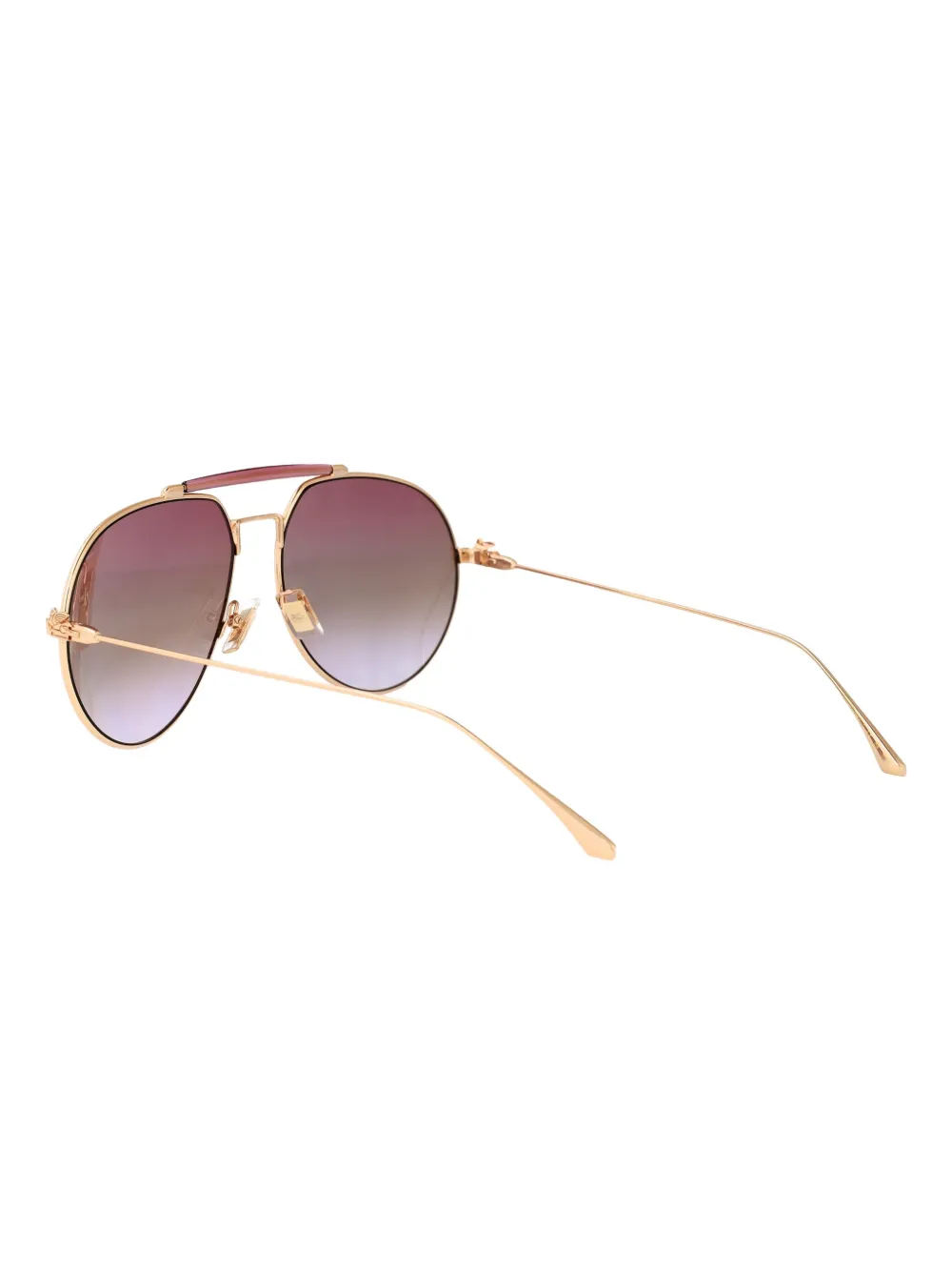 ETRO Zonnebril met rond montuur Roze