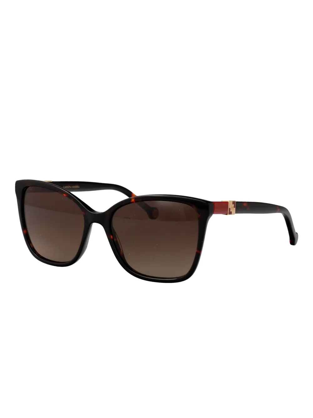 Carolina Herrera Her bril met cat-eye montuur en acetaat Bruin