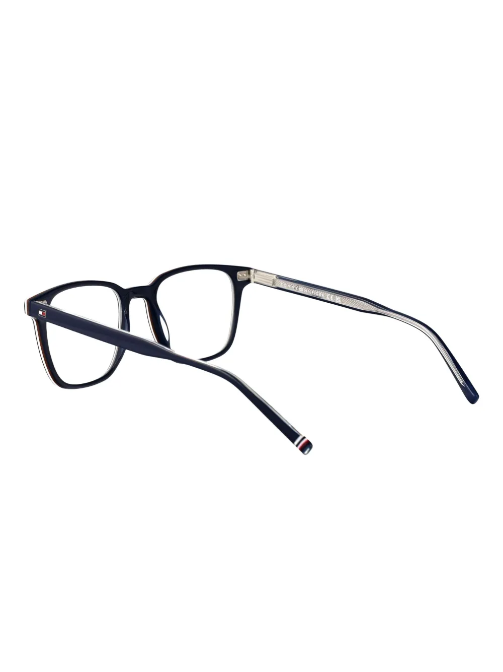 Tommy Hilfiger Bril met rechthoekig montuur Blauw